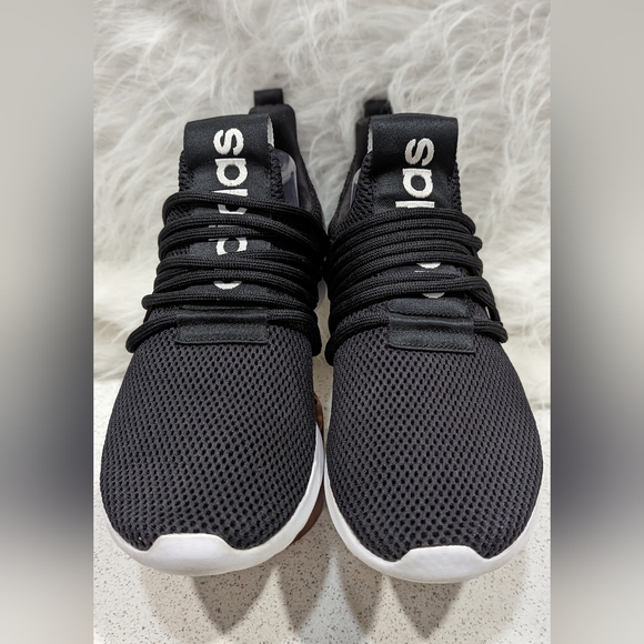 adidas Other - Adidas Men's Lite Racer 3.0 Black & White Tennis Shoes Size 9 Sneakers Slip On